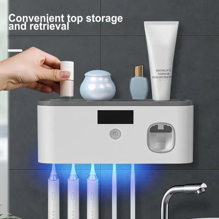 Wall Mounted Toothbrush Holder