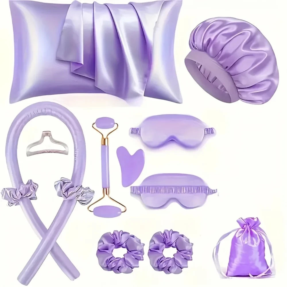 Heatless Silk Hair Curler Kit