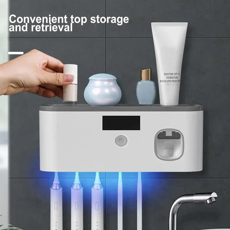 Wall Mounted Toothbrush Holder