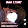 3 pcs USB Rechargeable Handbag Light
