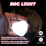 3 pcs USB Rechargeable Handbag Light